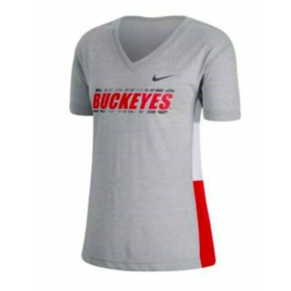 Nike Women's Shirt Dri-Fit Ohio State Buckeyes